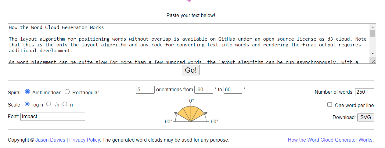 brilliant word art generator